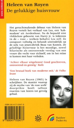 De gelukkige huisvrouw / Rainbow pocketboeken / 615 achterkant
