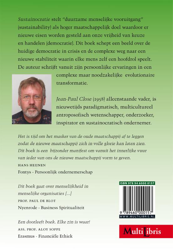 Sustainocratie achterkant