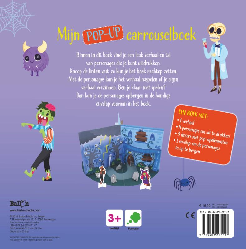 In het Spookhuis / Carrouselboek / 0 achterkant