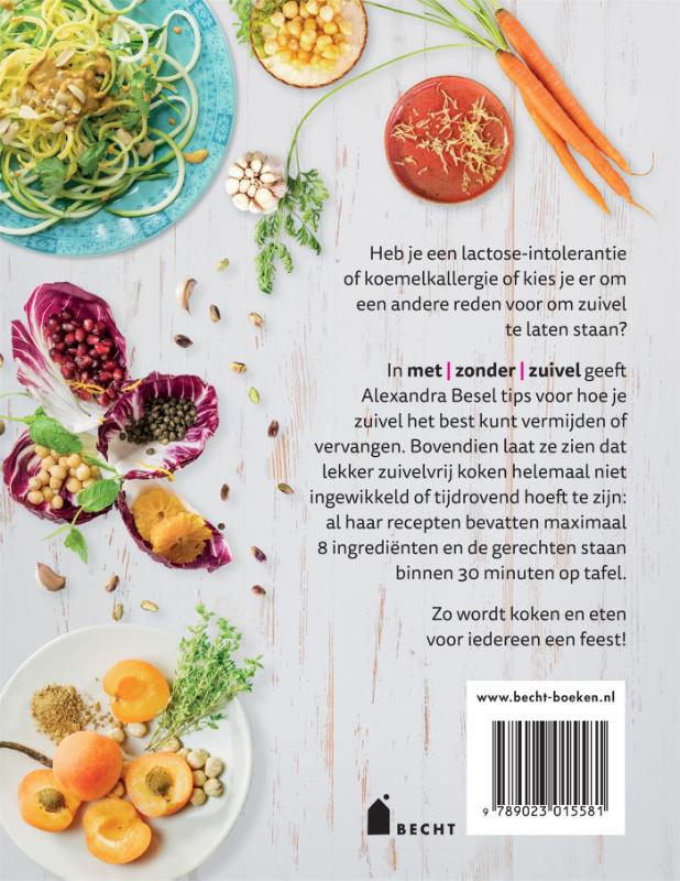 Met zonder zuivel Met zonder zuivel achterkant