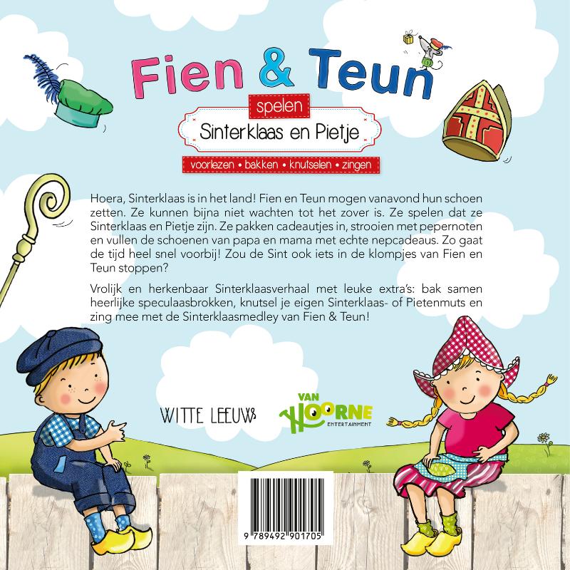 Fien en Teun - Fien & Teun spelen Sinterklaas en Pietje achterkant