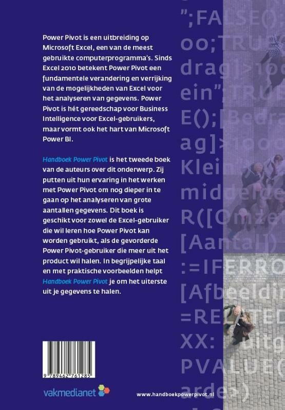 Handboek Power Pivot achterkant