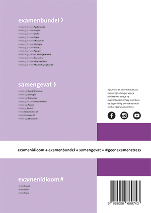 Examenbundel vmbo-gt/mavo Economie 2019/2020 achterkant
