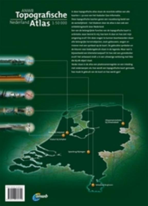 ANWB topografische atlas - Nederland achterkant