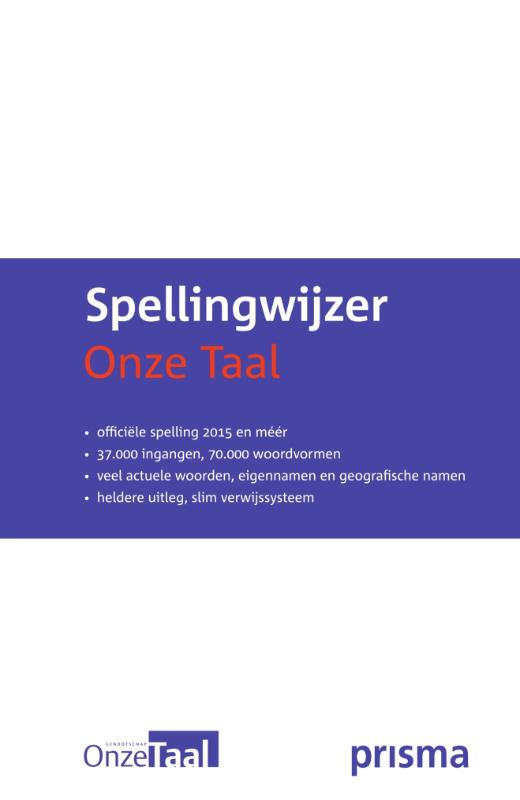 Spellingwijzer Onze Taal