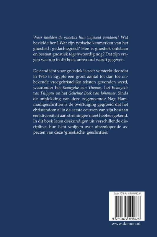 Waar haalden de gnostici hun wijsheid vandaan? achterkant
