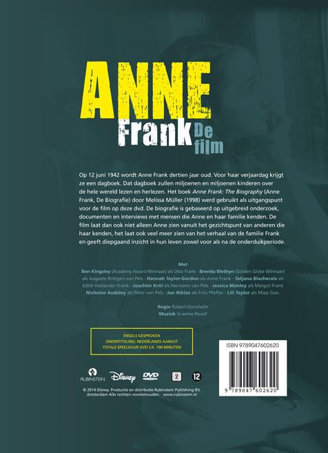 Anne Frank: Het Complete Verhaal Met Dvd achterkant