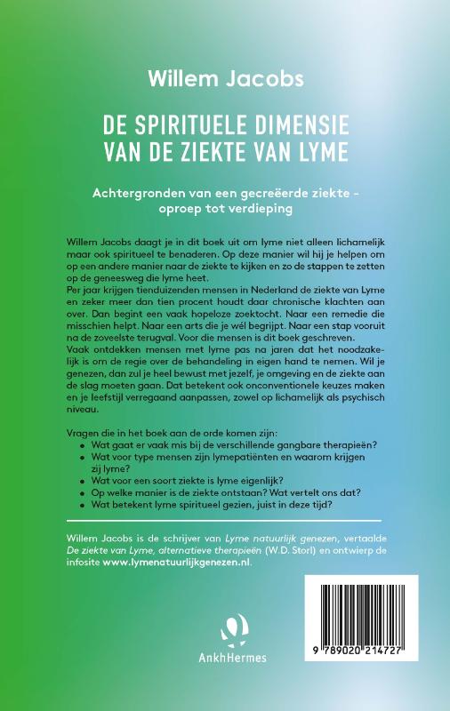 De spirituele dimensie van de ziekte van Lyme achterkant