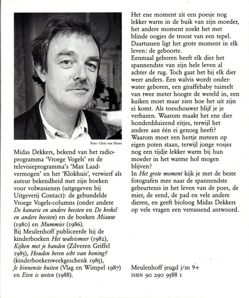 Het grote moment achterkant