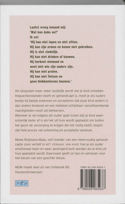 Het verhaal van Auke achterkant