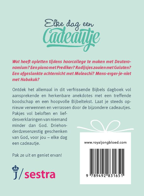 Elke dag een cadeautje achterkant