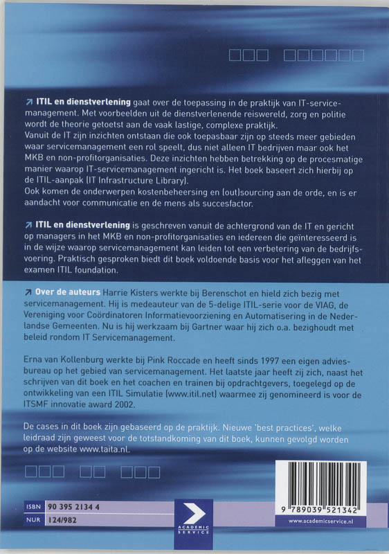 ITIL en dienstverlening achterkant