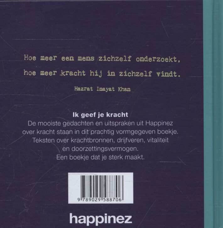 Happinez - Ik geef je kracht achterkant