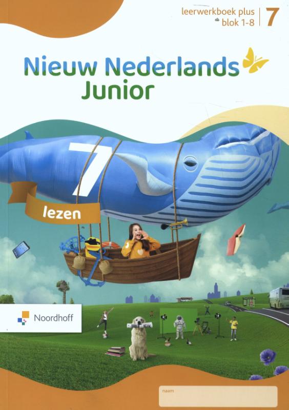 Nieuw Nederlands Junior lezen 7 Plus Leeswerkboek