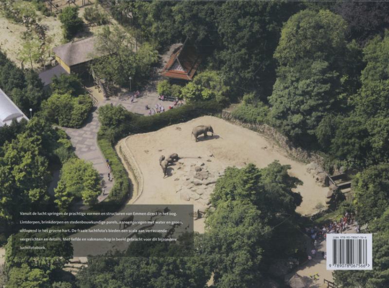 Emmen vanuit de lucht achterkant