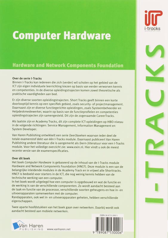 Computer Hardware - Hardware and Network Components Foundation achterkant