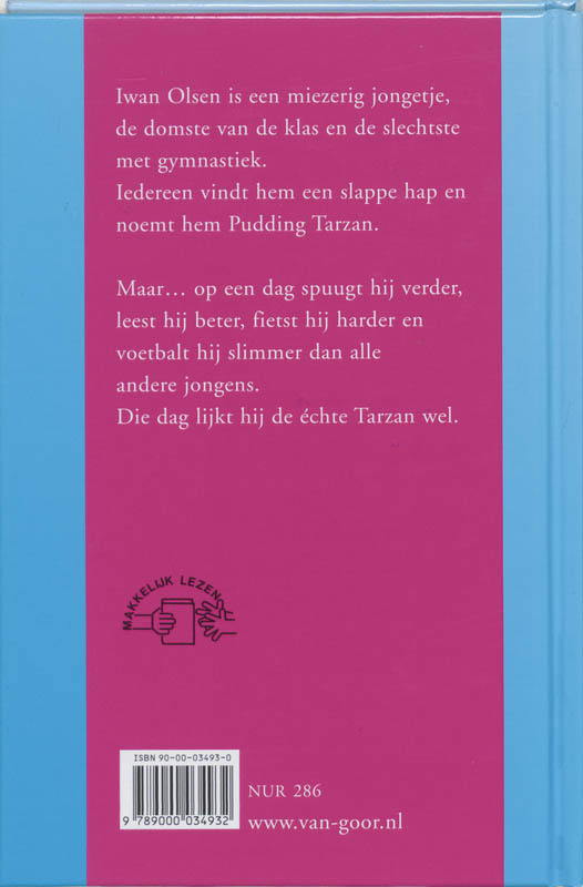 Pudding Tarzan Pudding Tarzan achterkant