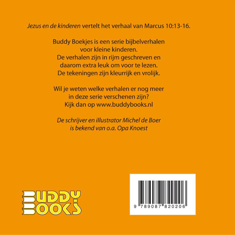 Buddy Boekjes - Jezus en de kinderen achterkant