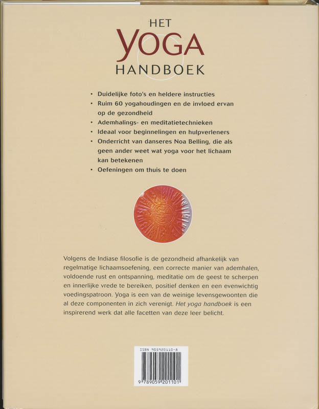 Het Yoga handboek achterkant