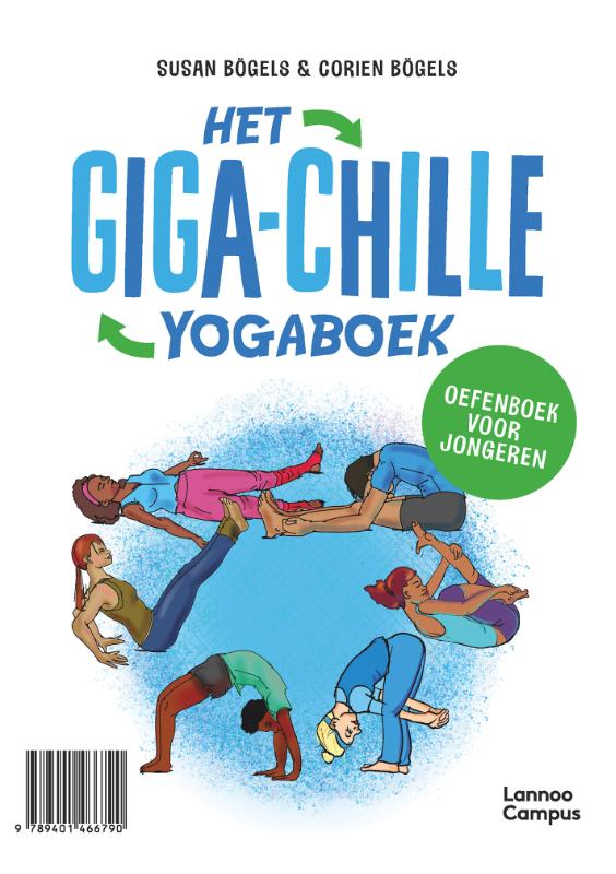 Het giga-chille yogaboek achterkant