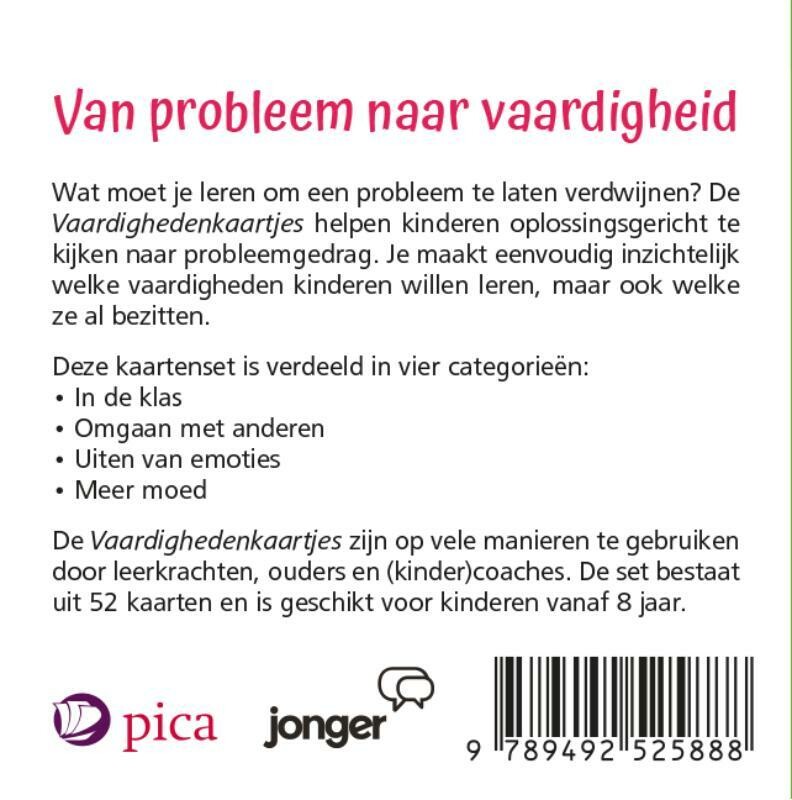 Vaardighedenkaartjes achterkant