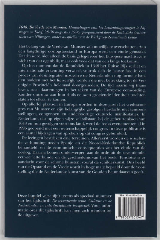 1648 - de Vrede van Munster achterkant