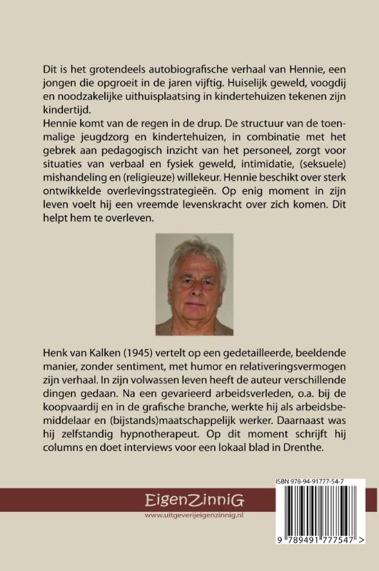 De steenrode jas achterkant