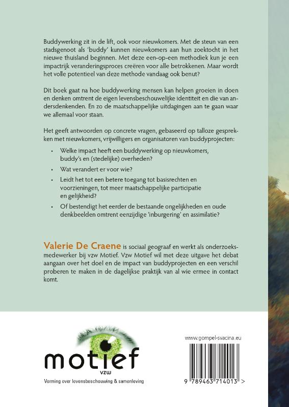 Buddywerking voor nieuwkomers achterkant