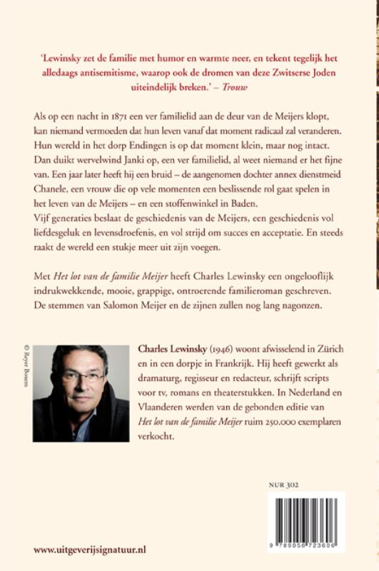 Het lot van de familie Meijer Het lot van de familie Meijer achterkant