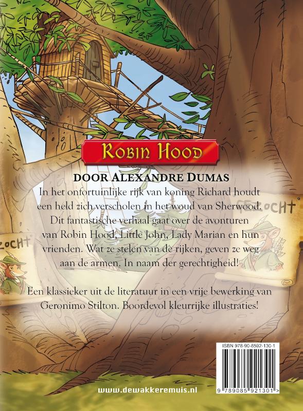 Robin Hood / Geronimo Stilton Klassiekers achterkant