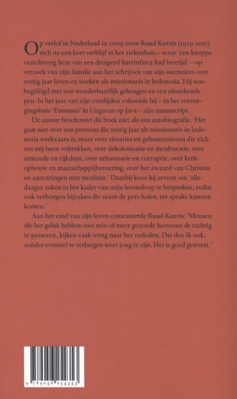 Terugblik vanaf de zijlijn / MemoReeks / 40 achterkant