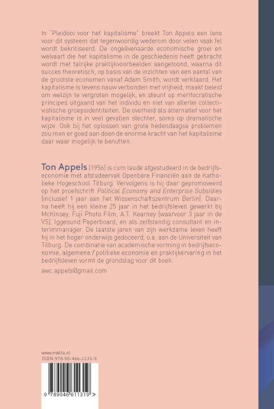 Pleidooi voor het kapitalisme achterkant