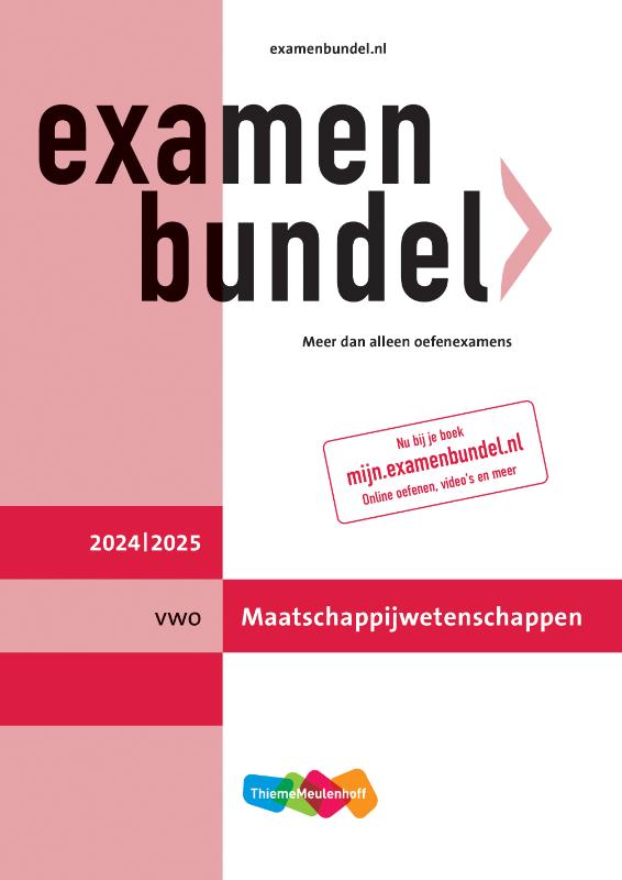 Examenbundel / Maatschappijwetenschappen vwo 2024/2025
