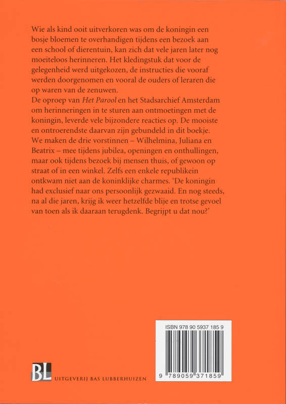 Ik & de majesteit achterkant