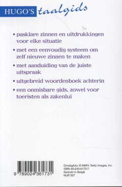 Frans spreken en begrijpen / Hugo's taalgids achterkant