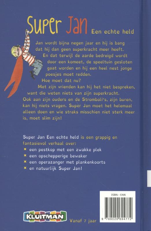 Dyslexie boeken - Super Jan achterkant