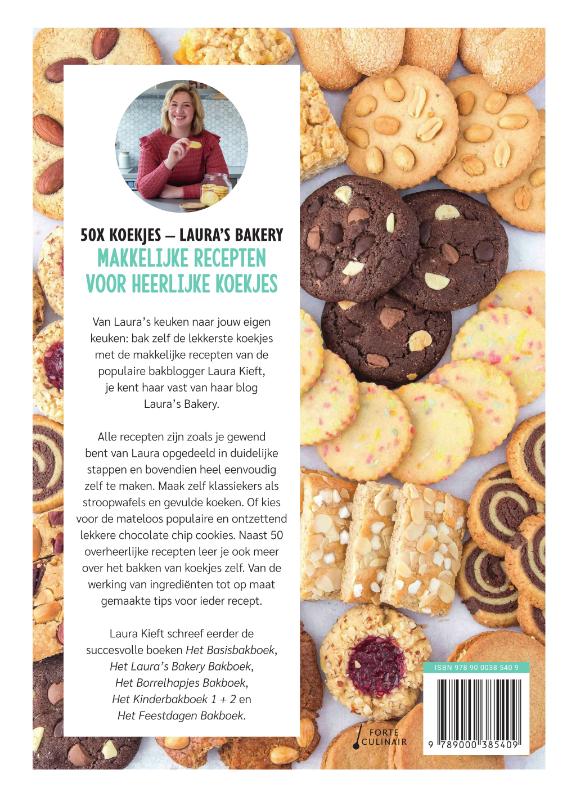 50x koekjes / Laura's bakery achterkant