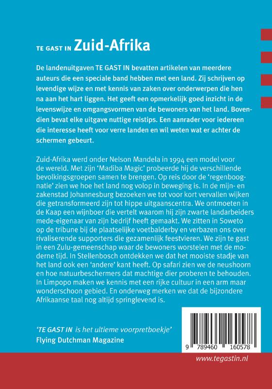 Zuid-Afrika / Te gast in... Zuid-Afrika / Te gast in... achterkant