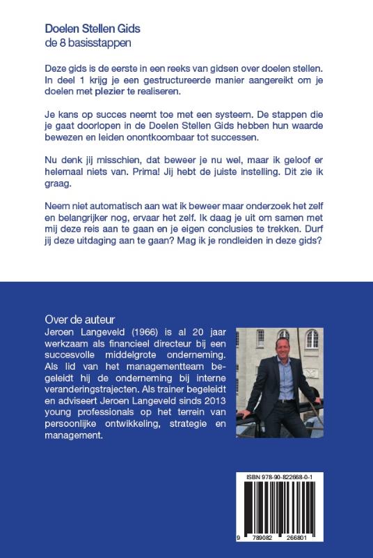 Doelen stellen gids achterkant
