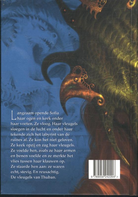 Het drakenmeisje 1 - De erfenis van Thuban achterkant