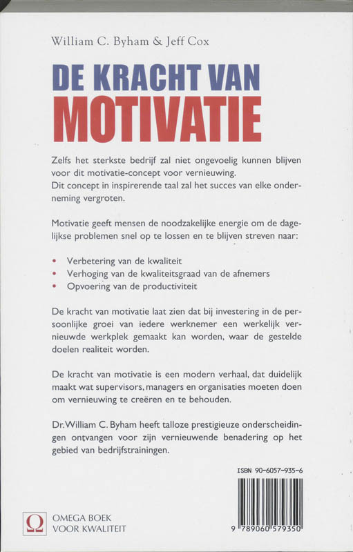 De kracht van motivatie achterkant