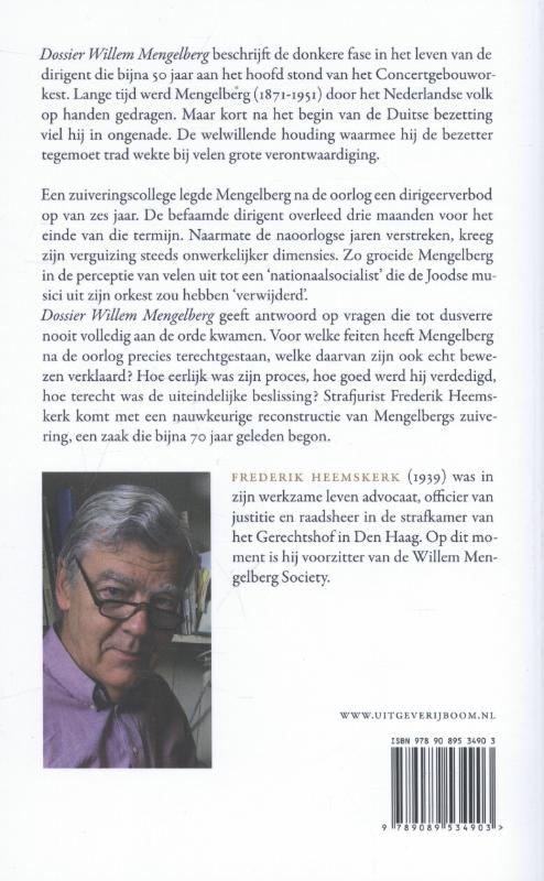 Dossier Willem Mengelberg achterkant