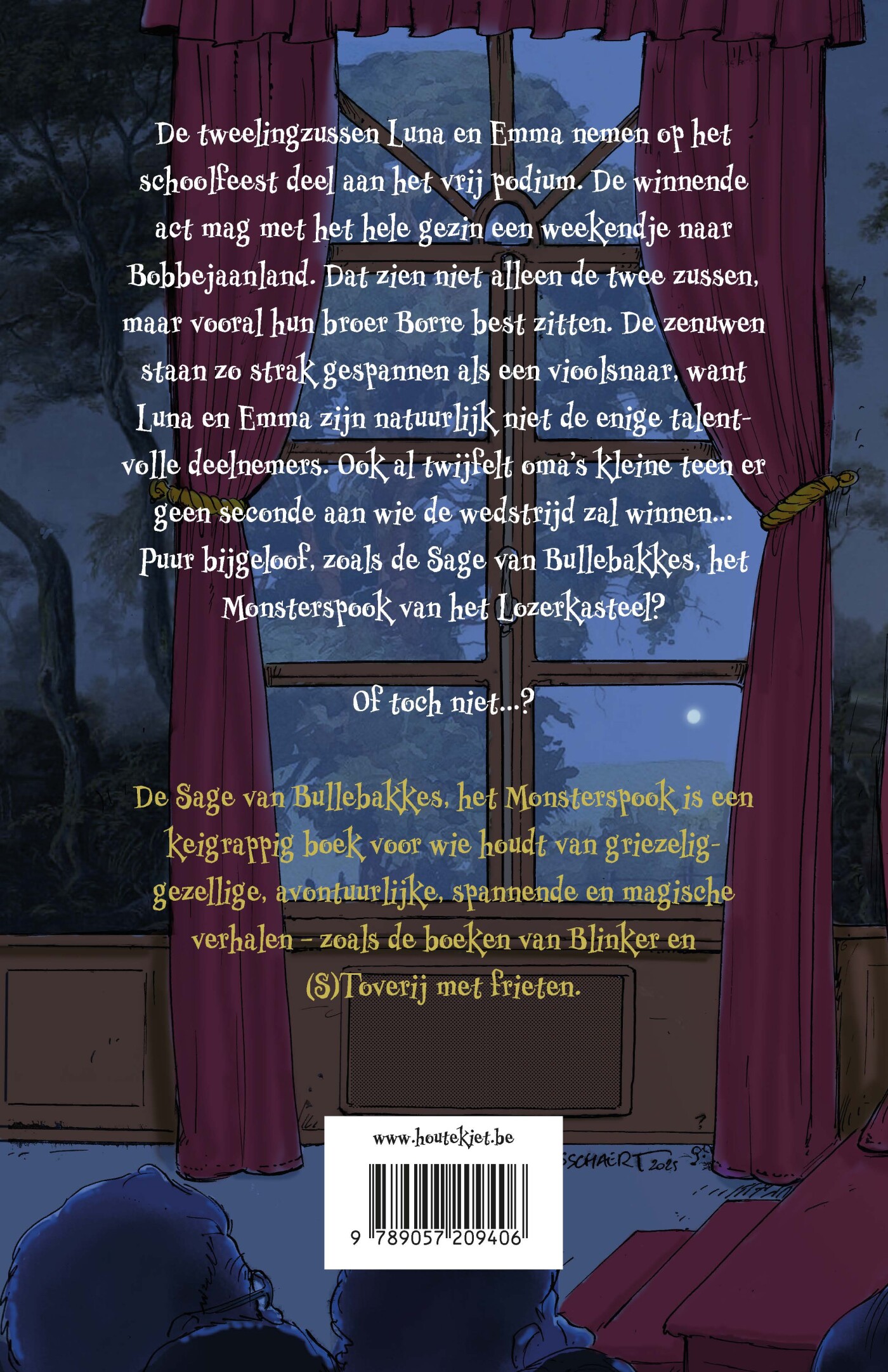 De Sage van Bullebakkes het monsterspook achterkant