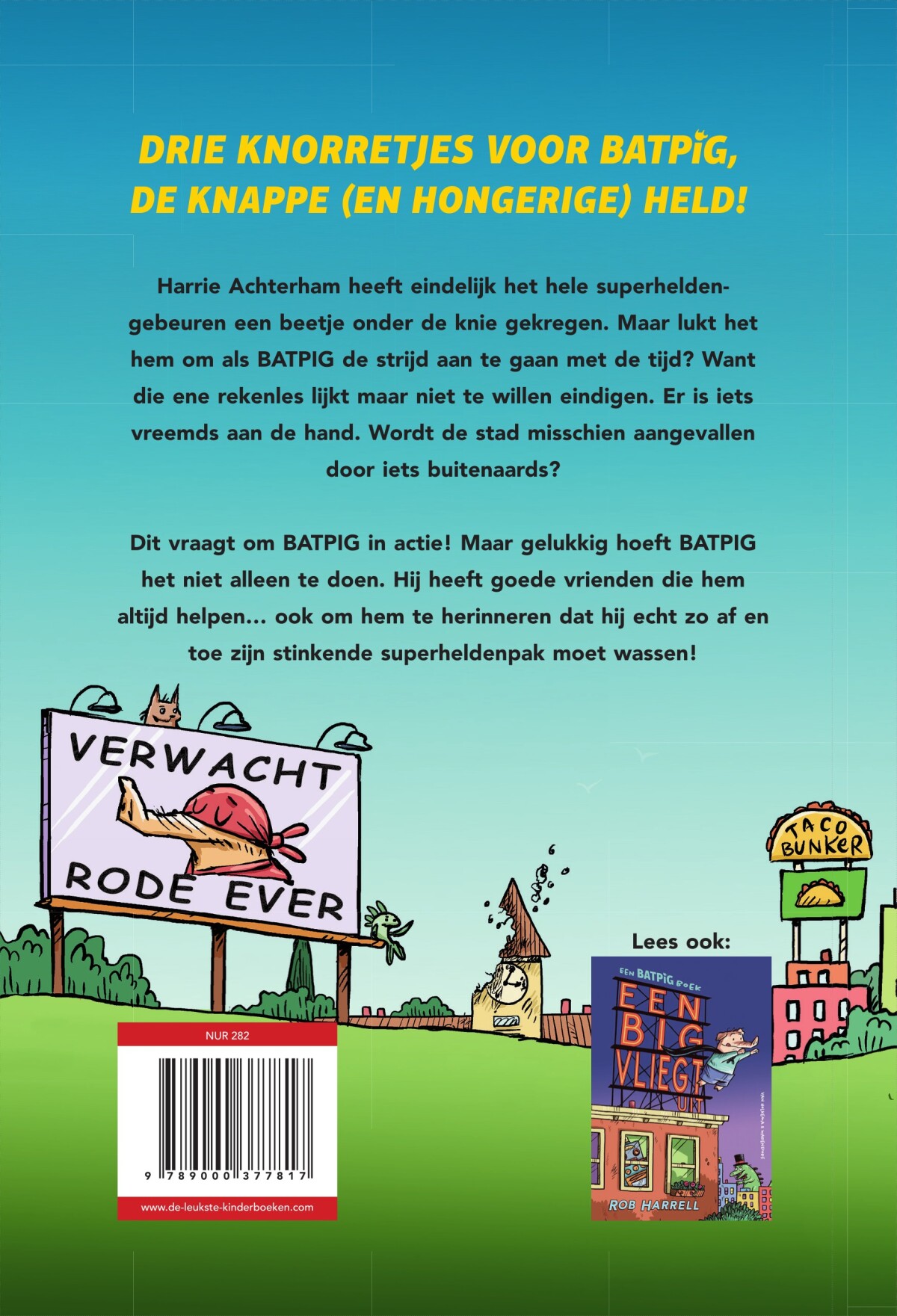 Deze big is boss / Batpig / 2 achterkant