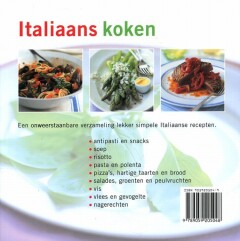 Italiaans koken achterkant