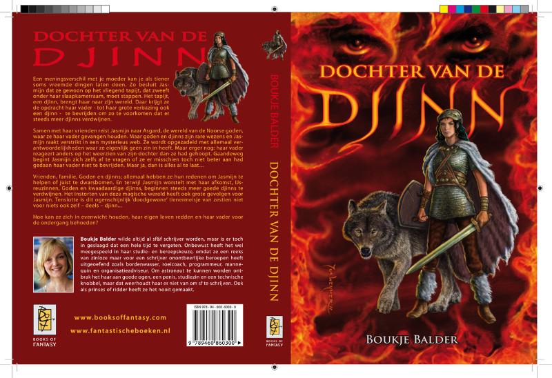 Dochter van de Djinn achterkant