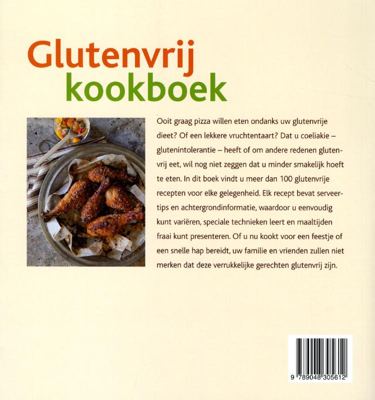 Glutenvrij kookboek achterkant