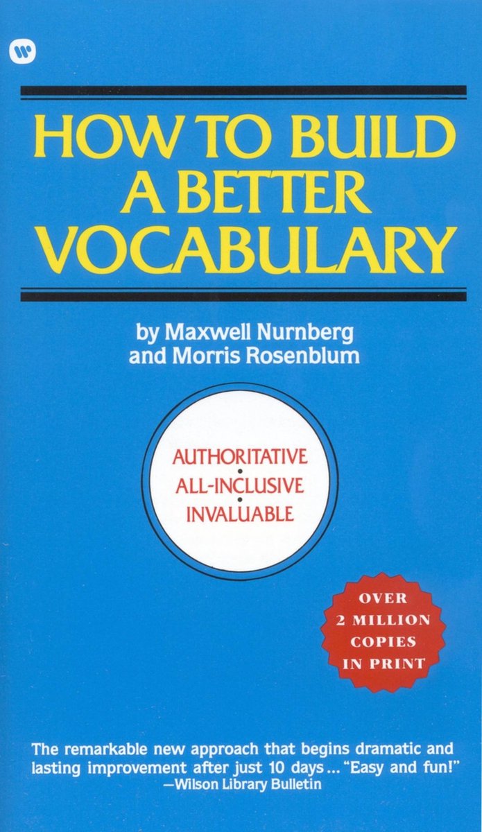 How To Build A Better Vocabulary