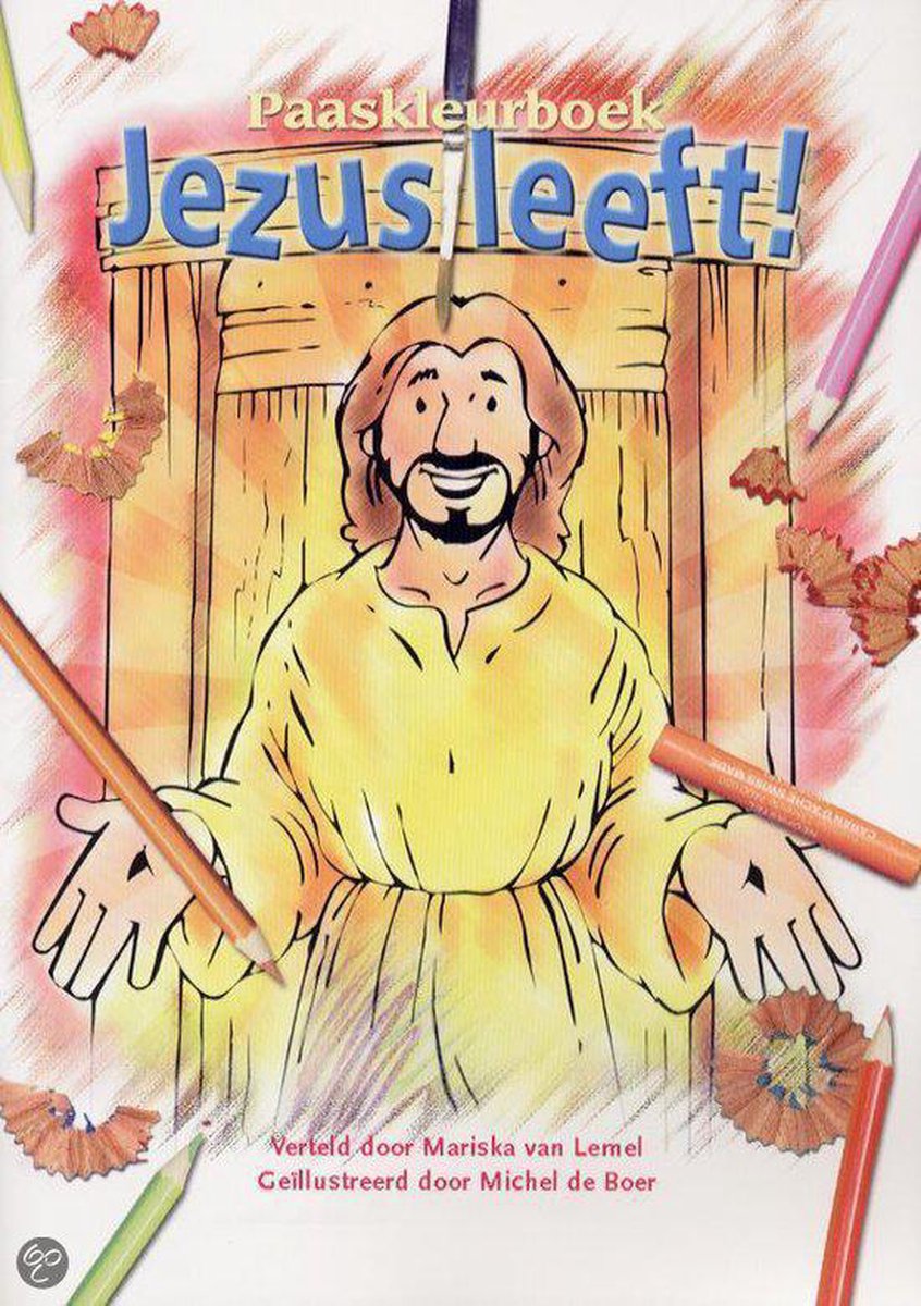 PAASKLEURBOEK  JEZUS LEEFT
