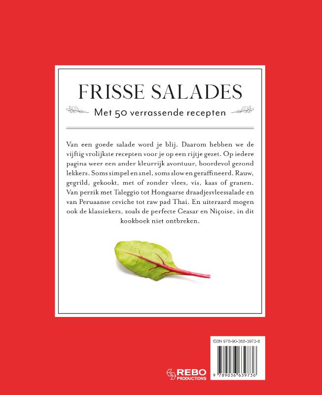 Frisse salades / Fresh & Healthy achterkant